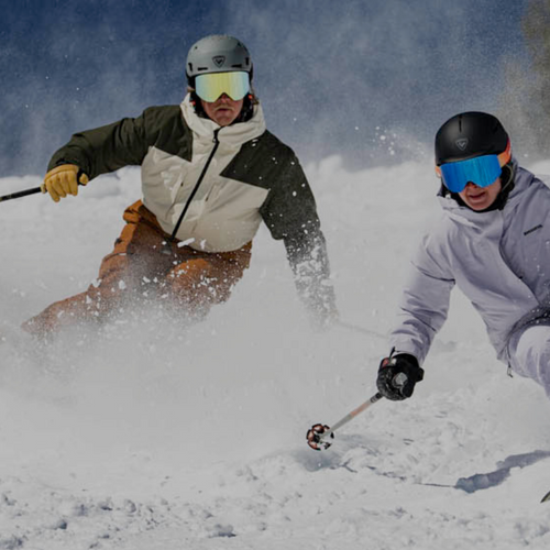 ski rossignol skieur neige poudreuse