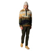 Helvetia II Printed Half Snap Printed Men Fleece