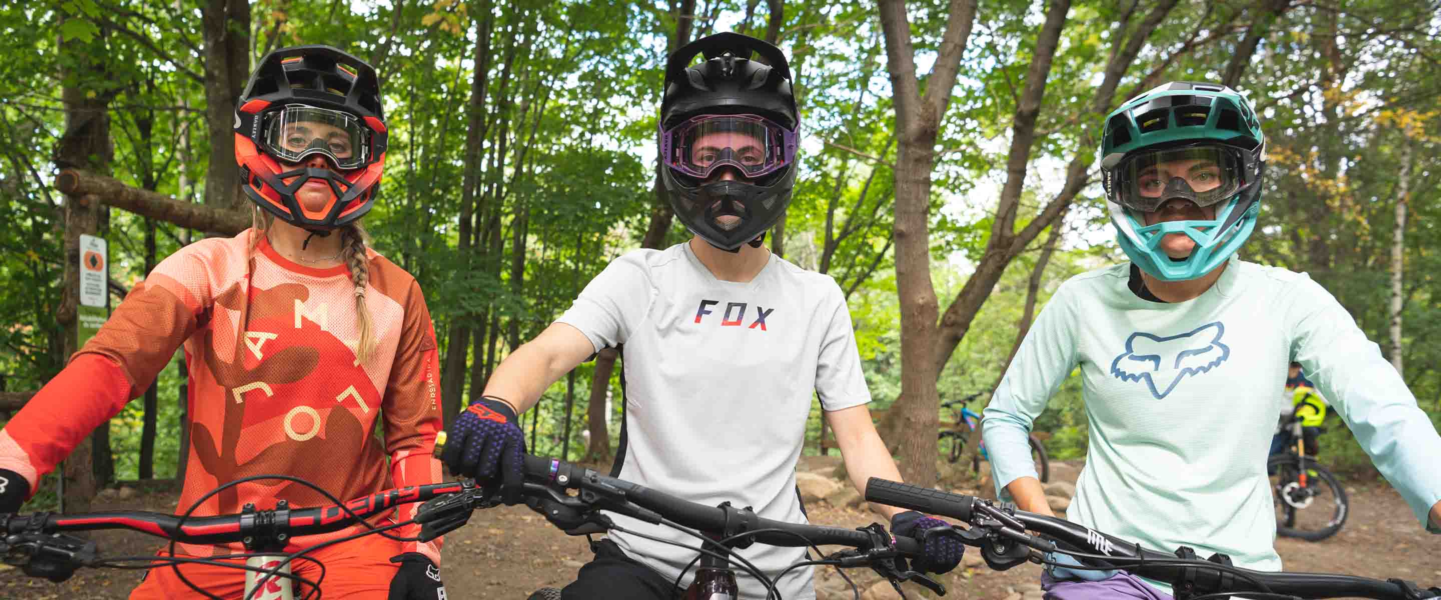 Mountain biking safety online equipment