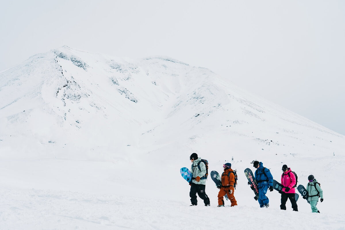 groupe de planchistes