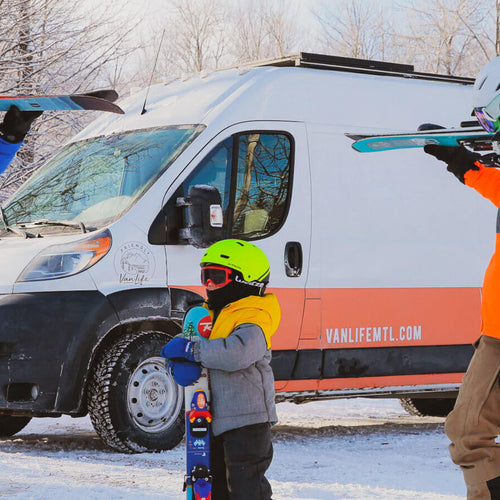 VanLife MTL: 4 conseils pour le ski in ski out en famille