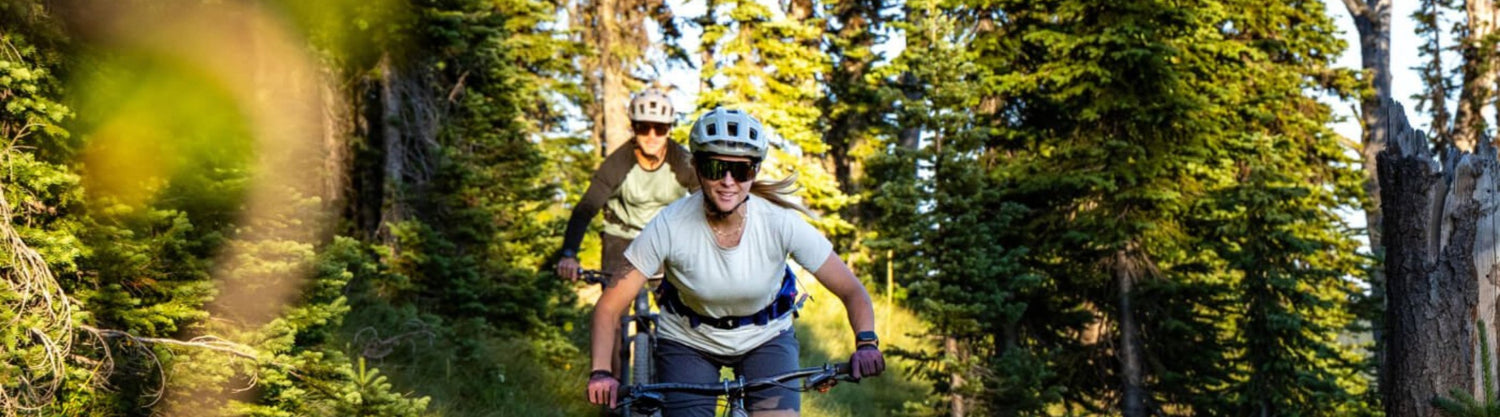 Casques et lunettes de vélo