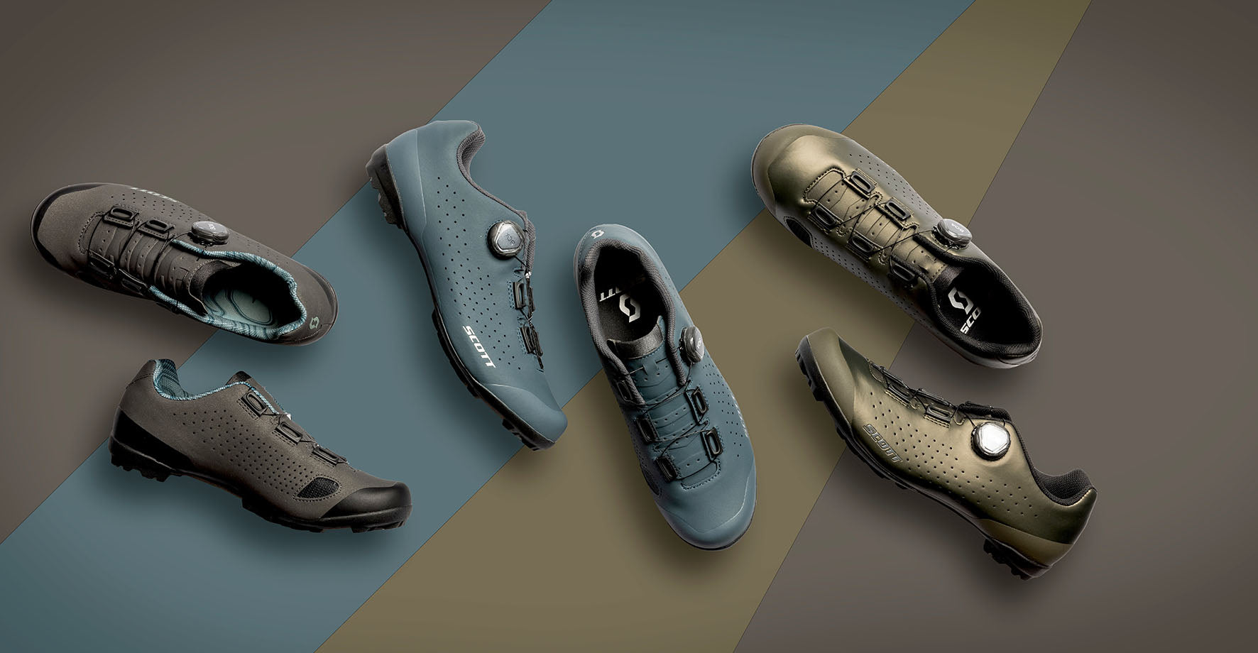 Mountain bike and cycling shoes Oberson