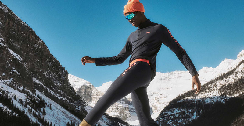 CRANE Sous-vêtements de ski pour hommes, sans couture