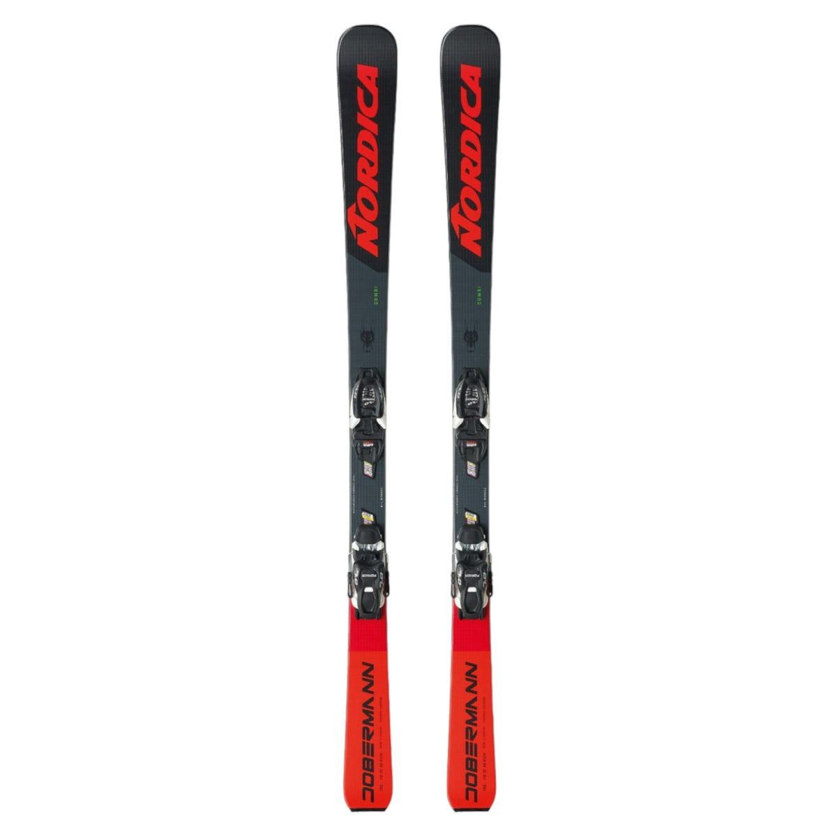 Skis Alpins Dobermann Combi Pro S FDT + JR 4.5 FDT Enfant