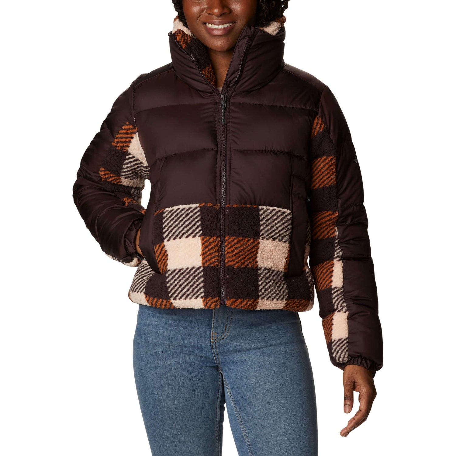Cozy Sherpa Hybrid Zip Jacket