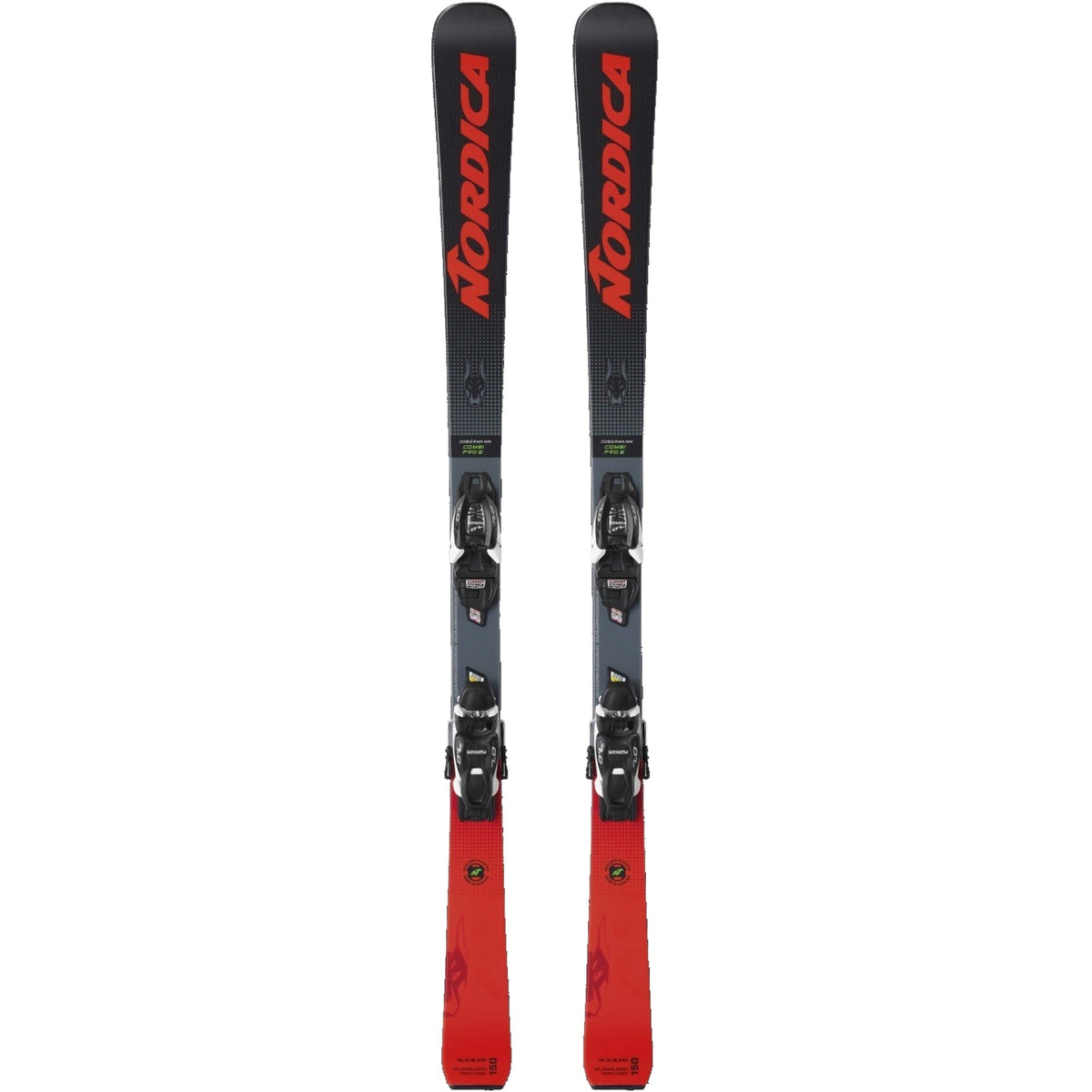 Skis Alpins Dobermann Combi Pro S + JR 7.0 FDT Enfant