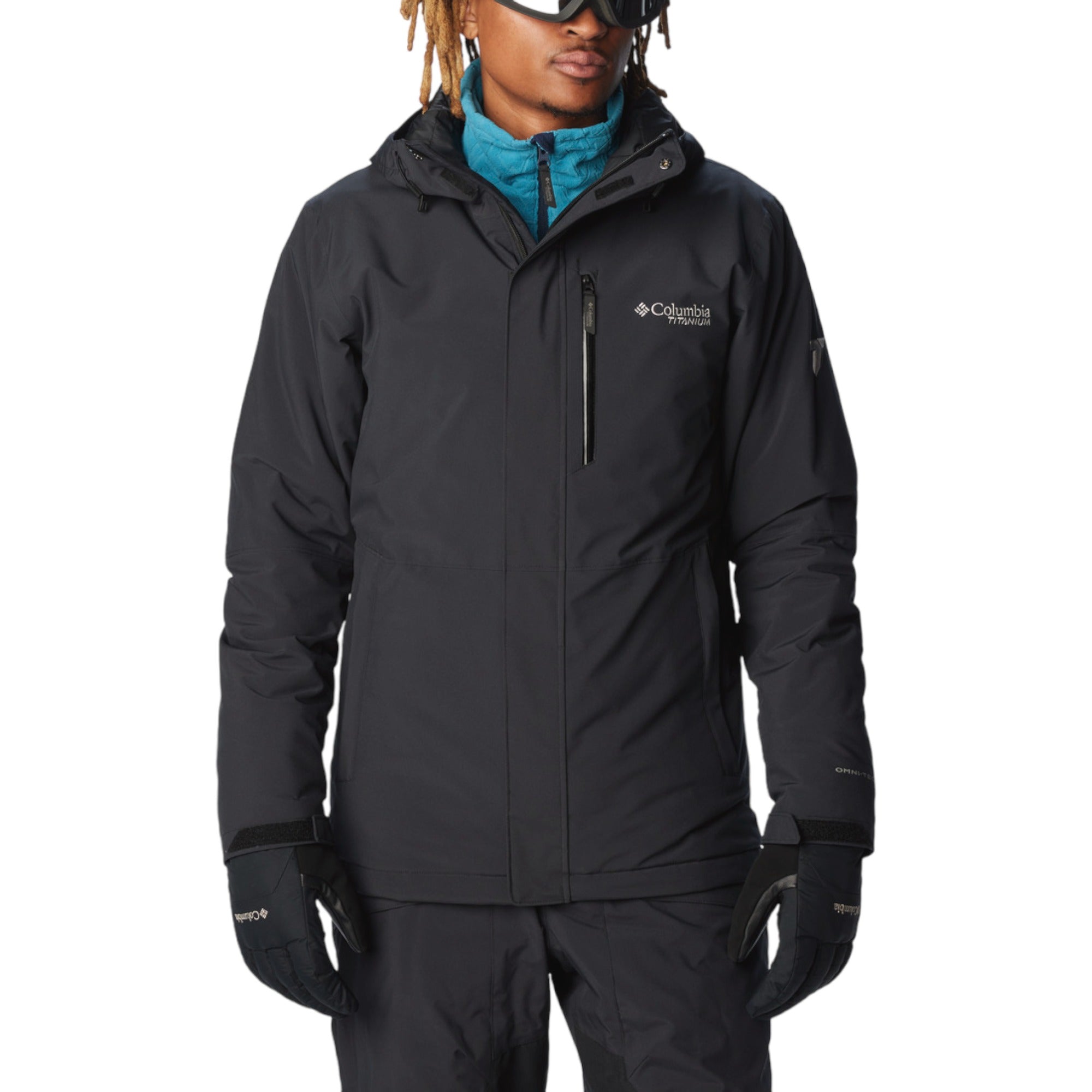 Columbia Titanium Omni-Tech Youth Snowboard Ski Pants Size 14/16 Black