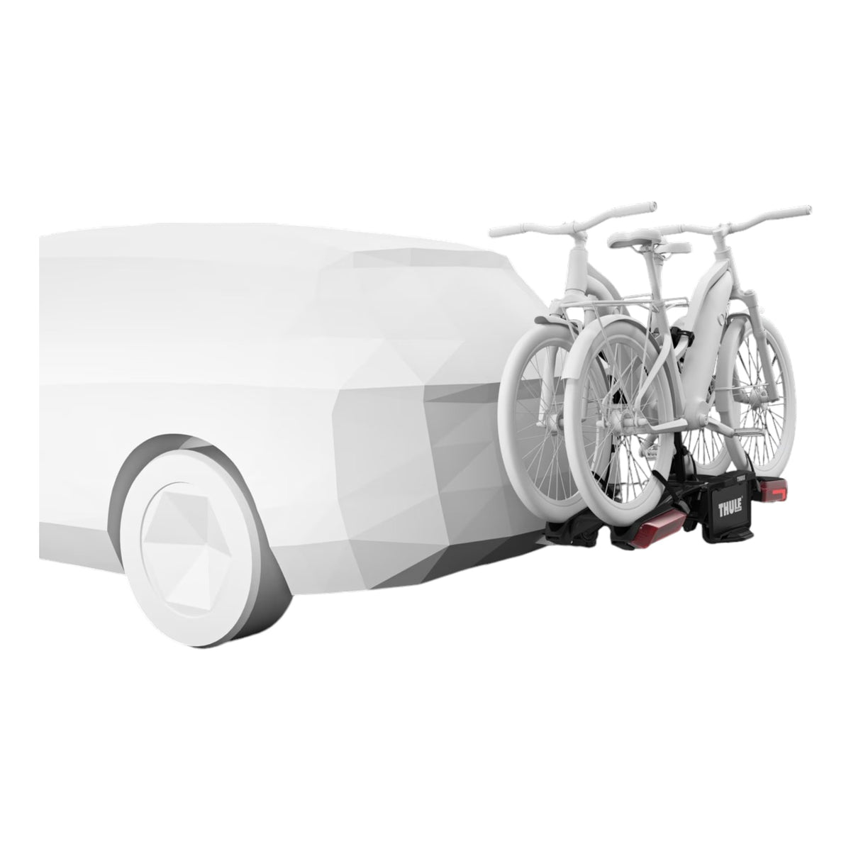 Epos 2-Bike Foldable Hitch Platform Bike Rack With Lights