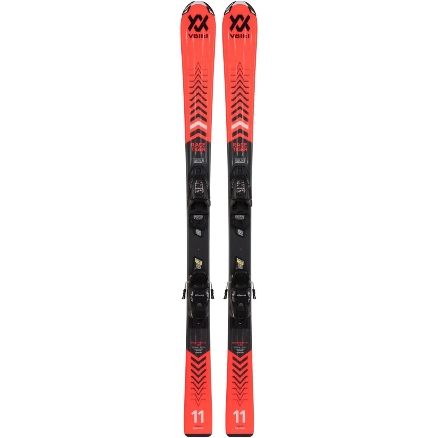 Racetiger + VMotion 4.5 Junior Alpine Skis