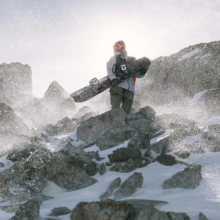 Équipement planche à neige divisible