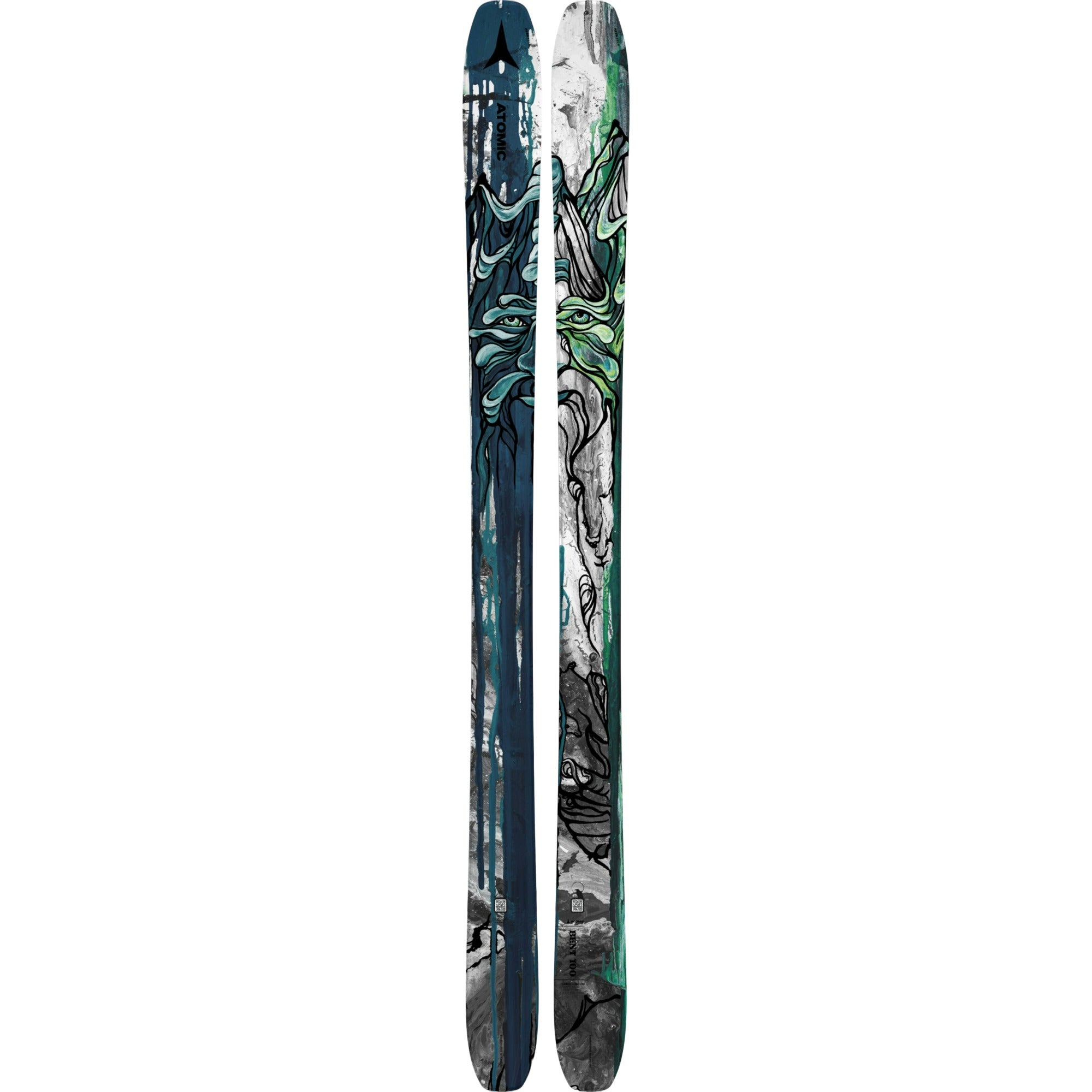 Bent Chetler 100 Adult Alpine Skis - Bleu/Gris / 164