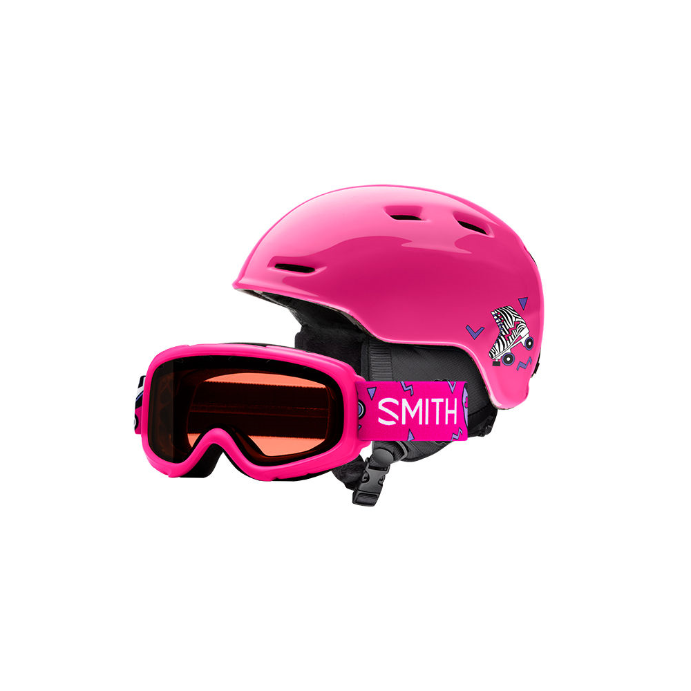 SMITH Masque de Ski Smith Gambler Enfant Rose, Masques et Lunettes