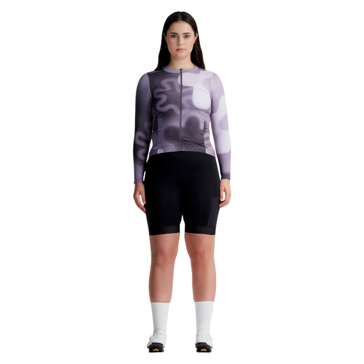 Maillot de Vélo de Route Manches Longues Signature Femme
