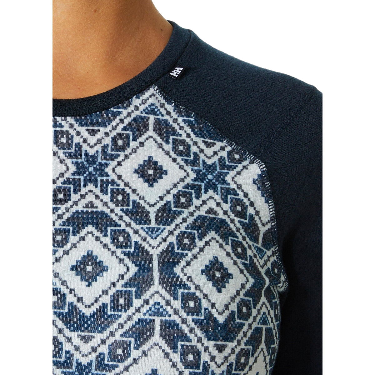 Haut de Sous-Vêtement Lifa Merino Midweight Print Crew Femme