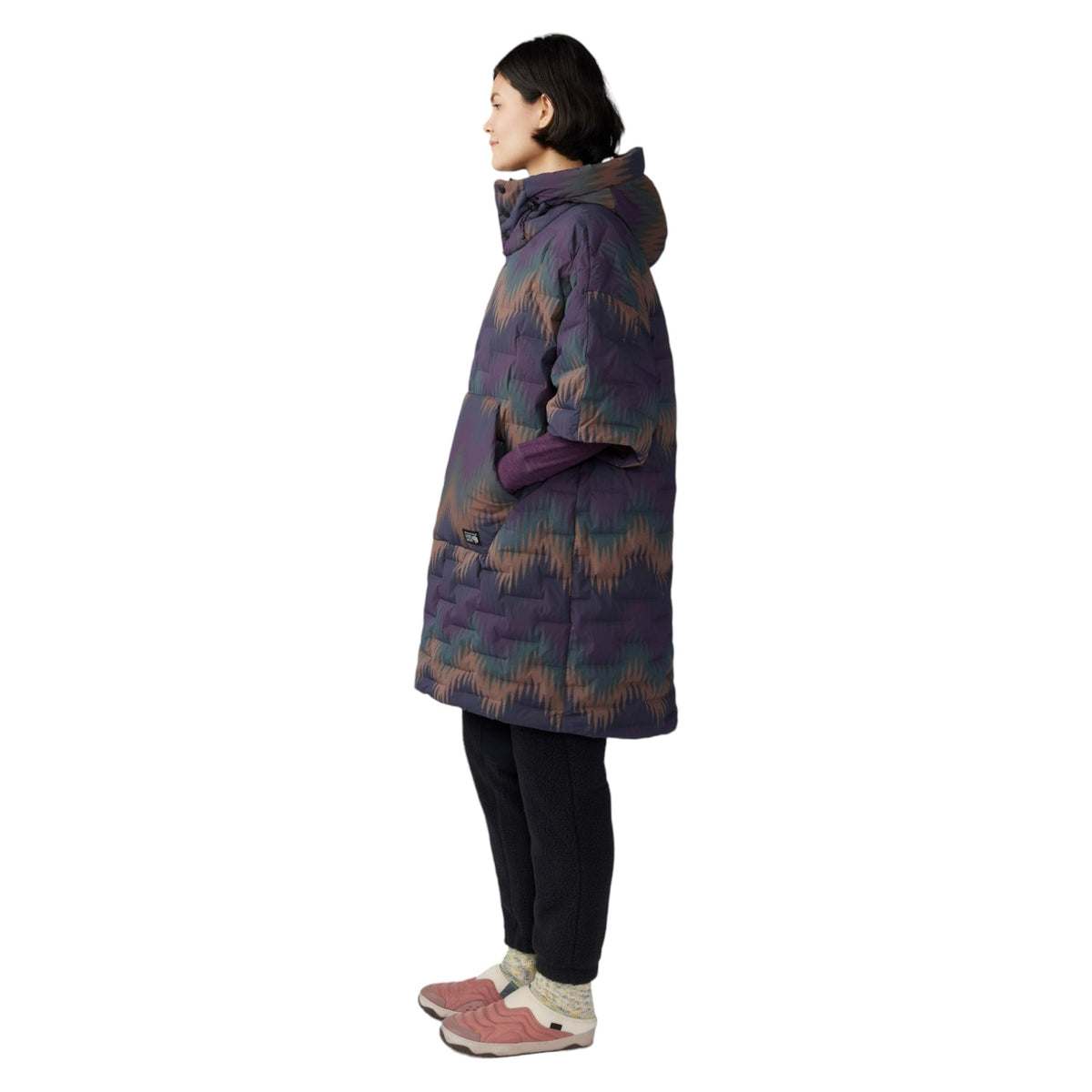 Veste Isolante Stretchdown Poncho Femme