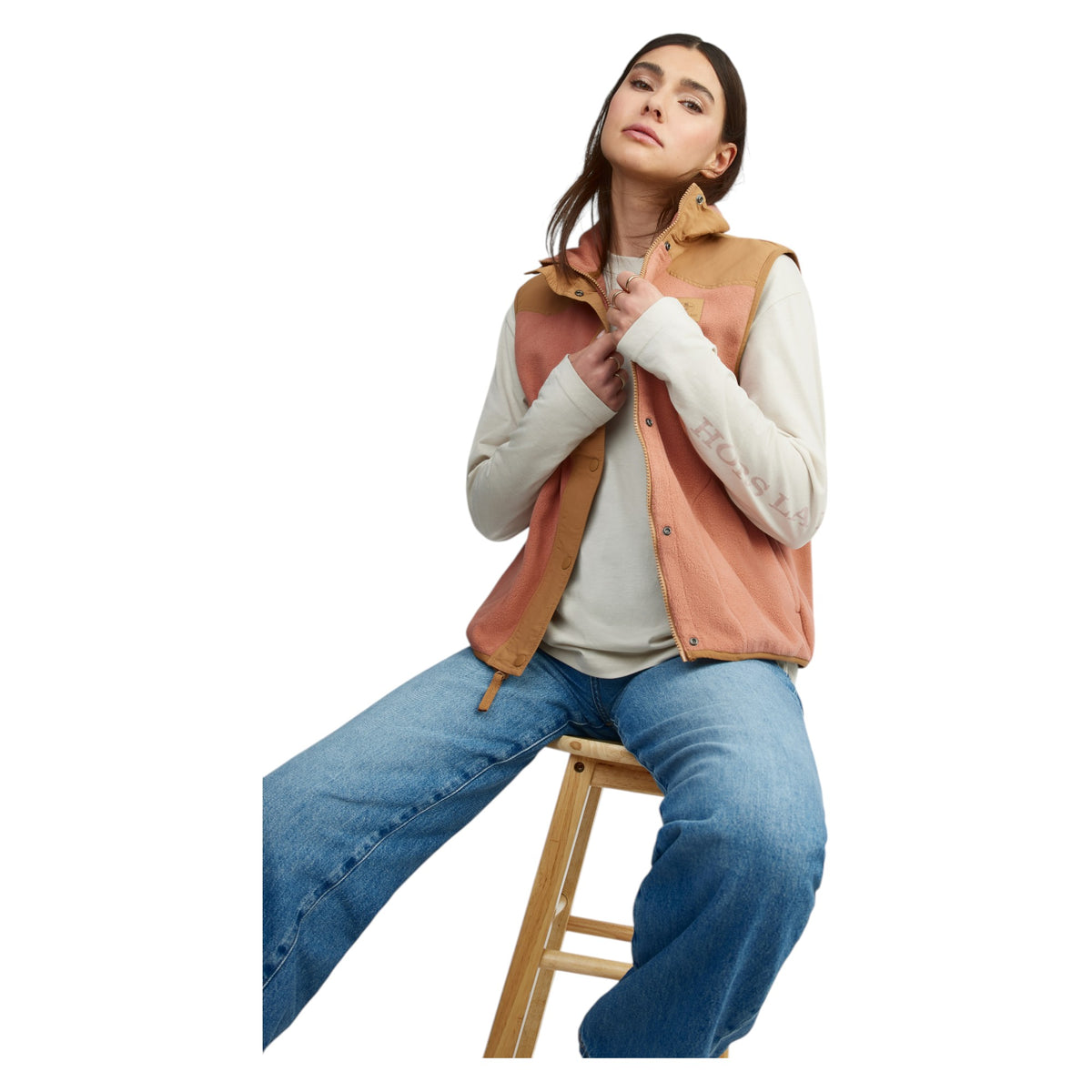 Veste Sans-Manche Originale en Polaire Femme