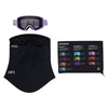 Tracker 2.0 Kids Ski Goggles +MFI face mask