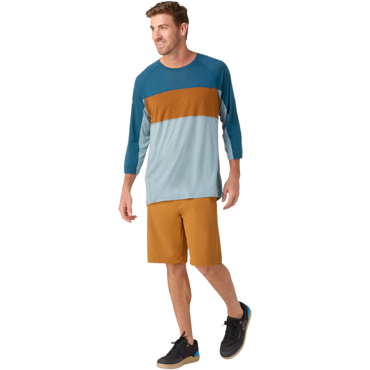 Merino Sport Ultralite Mountain Bike ¾ Men Sleeve Tee