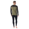 Thermal Merino Colorblock Crew Men Base Layer Top