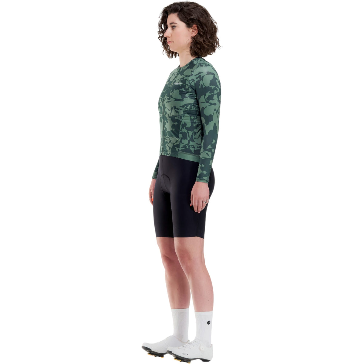 Maillot de Vélo de Route Manches Longues Signature Femme
