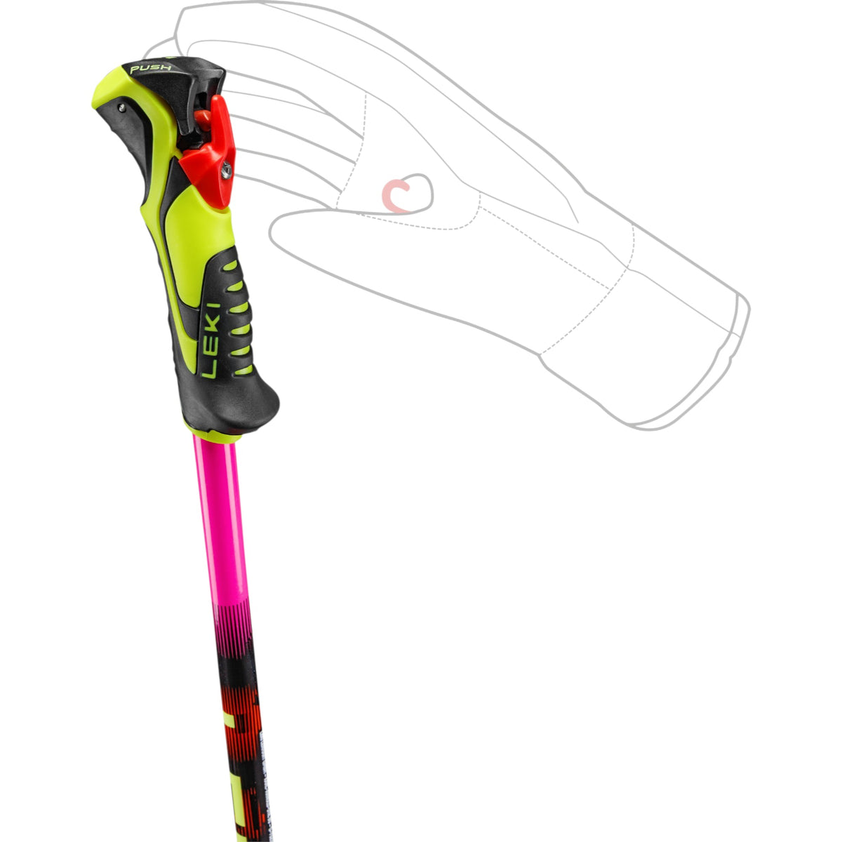 Leki Neon Rose/Neon Orange 100