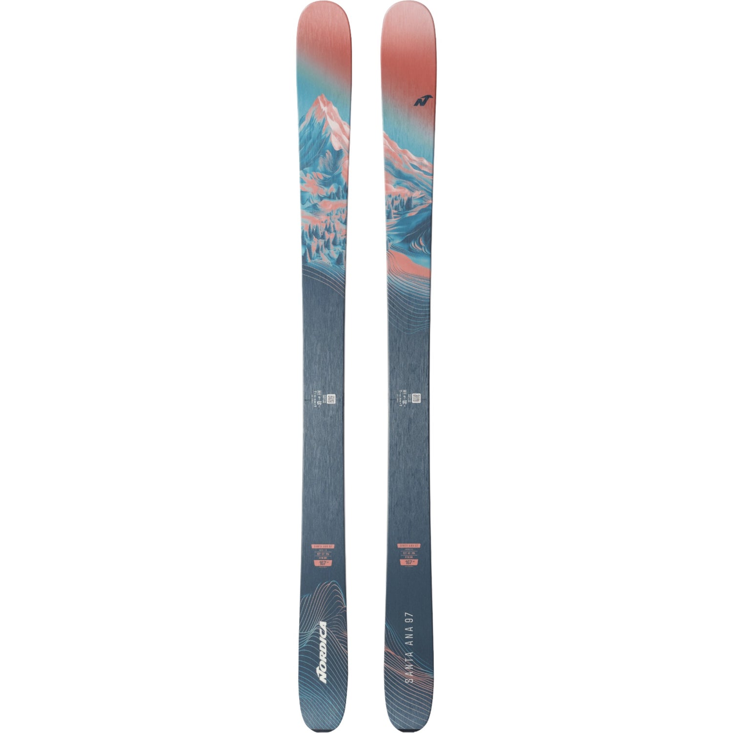 Nordica Salmon/Turquoise/Navy 161