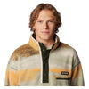 Helvetia II Printed Half Snap Printed Men Fleece