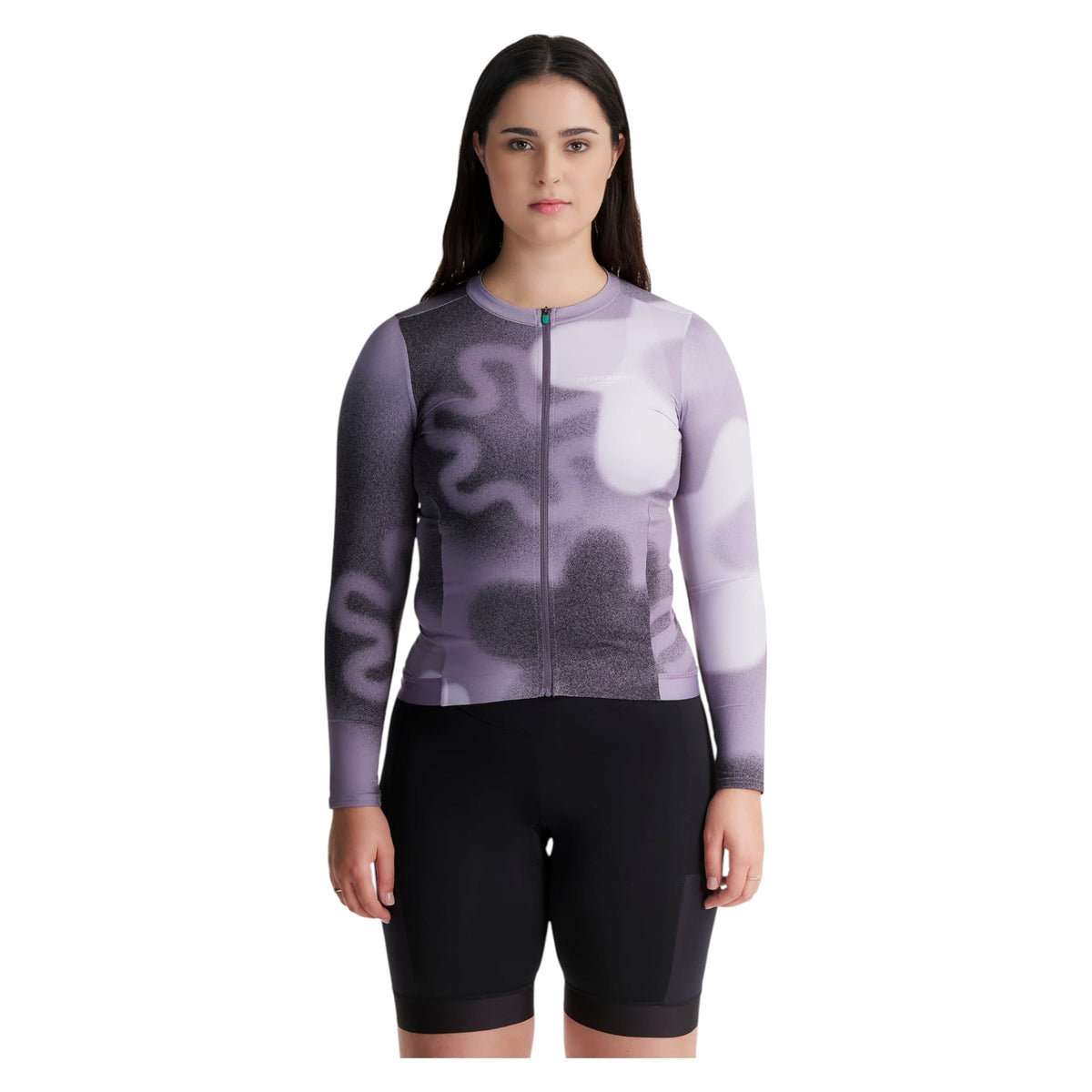Maillot de Vélo de Route Manches Longues Signature Femme