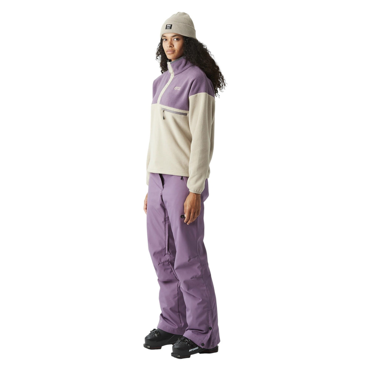 Arcca 1/4 Fleece Women Long-Sleeved Shirt