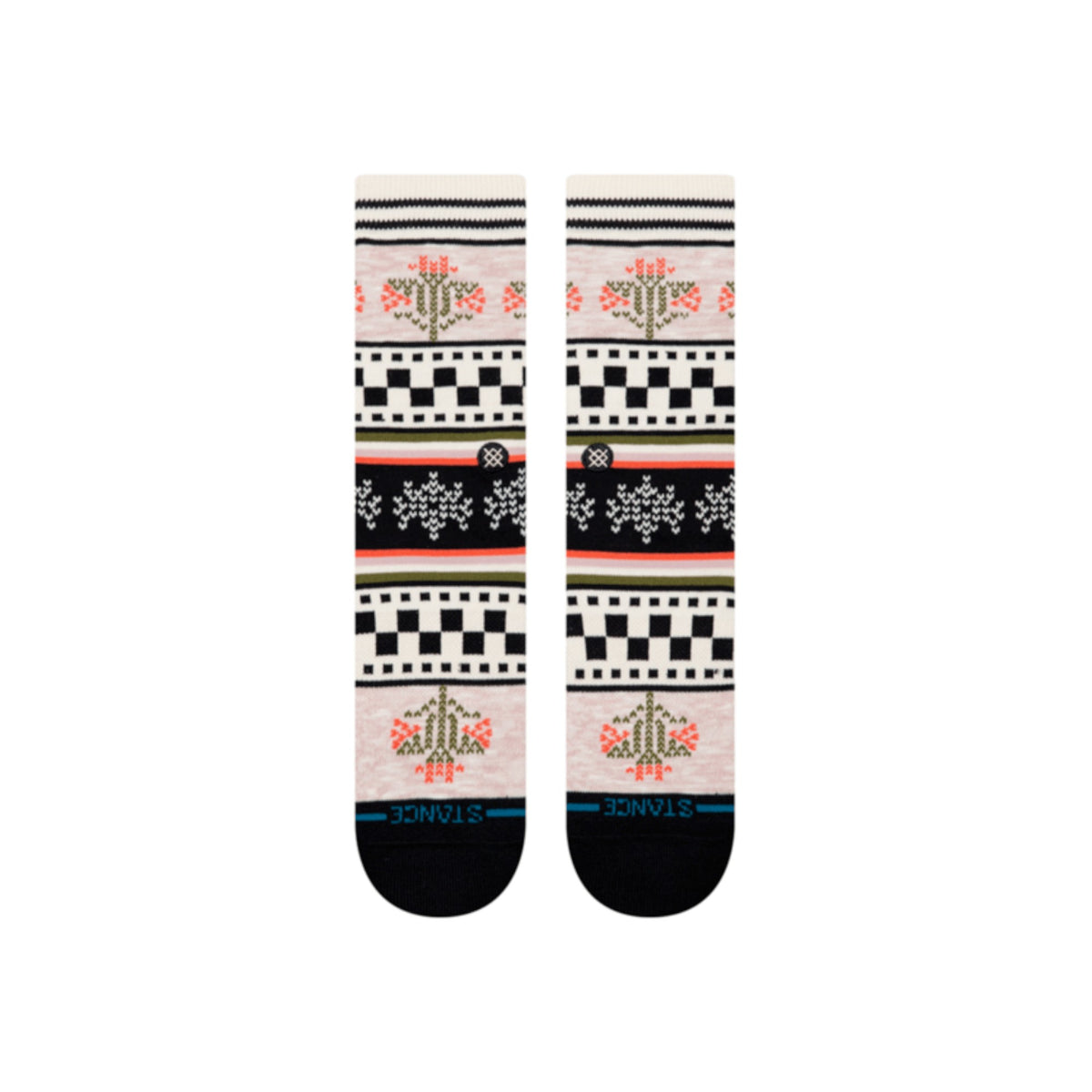 Winter Bloom Crew Adult Socks