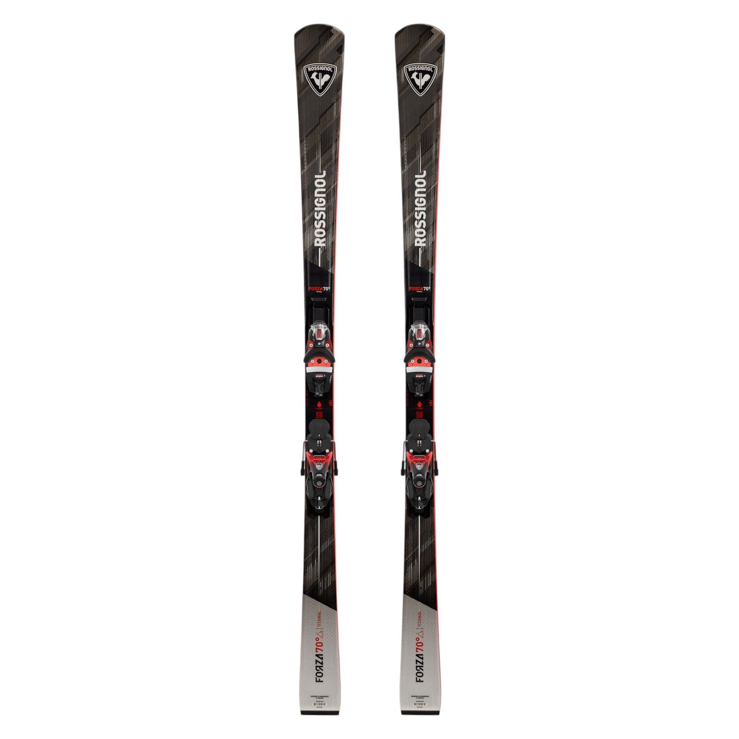 Rossignol Noir/ Rouge/ Metal 163