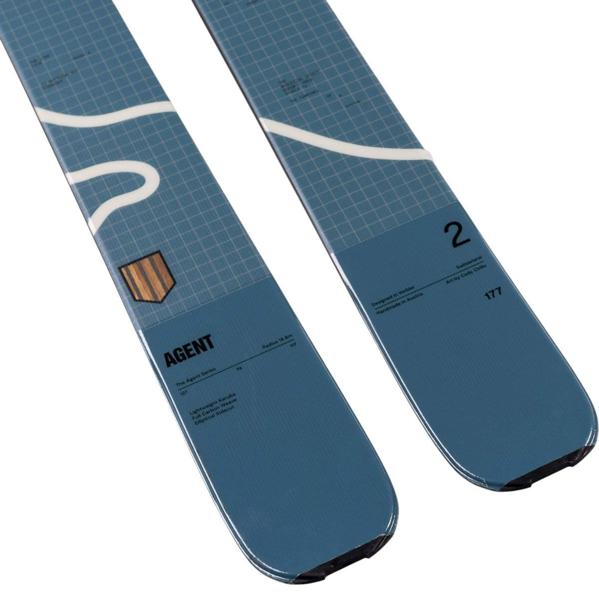 Skis Alpins Agent 2 Adulte