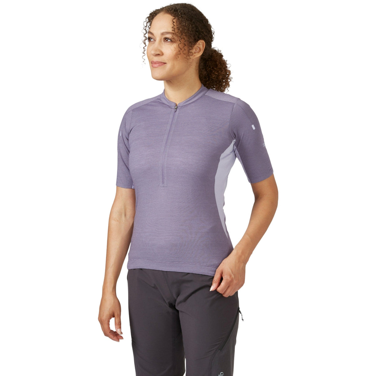 Maillot de Vélo de Montagne Manches Courtes Cindercrino Femme