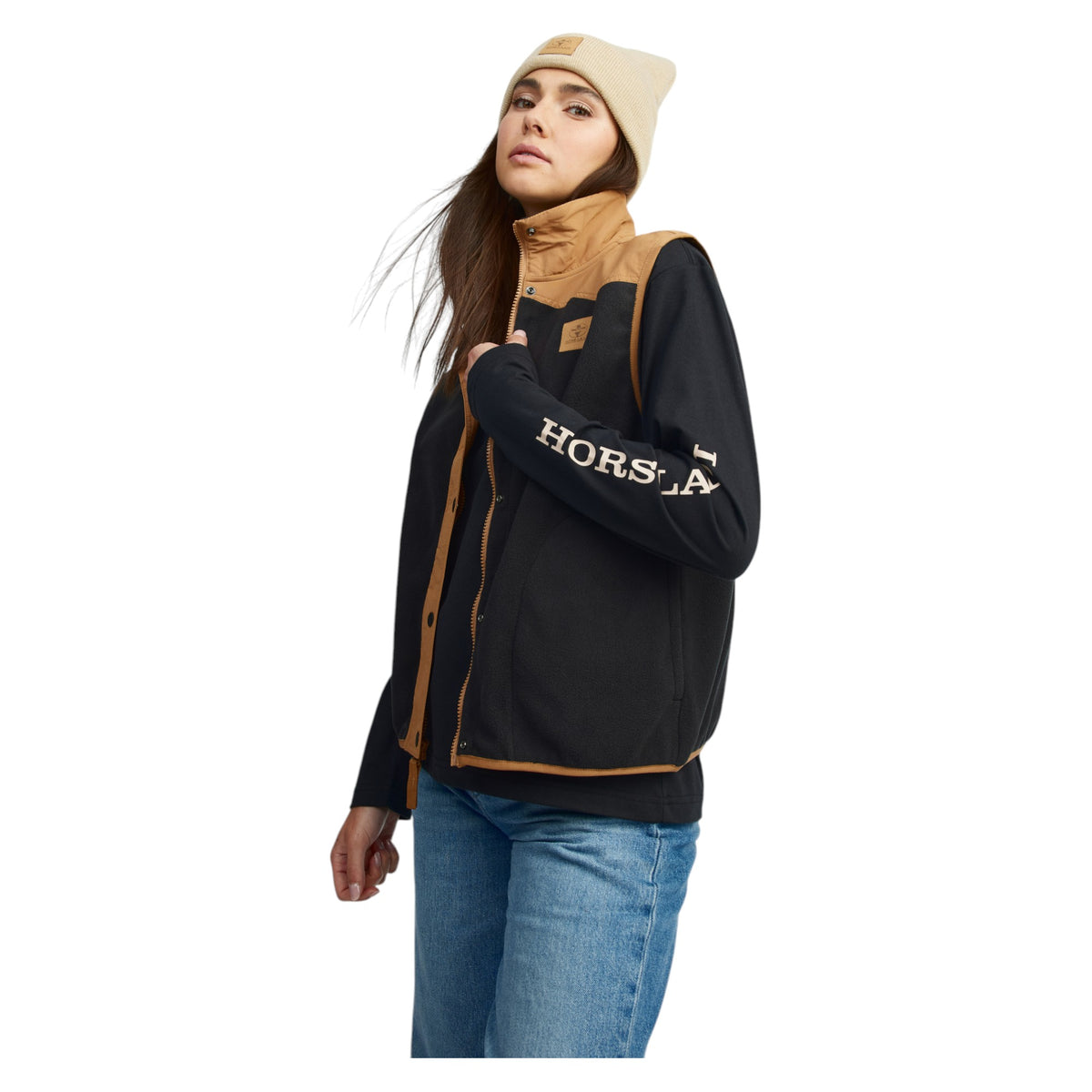 Veste Sans-Manche Originale en Polaire Femme