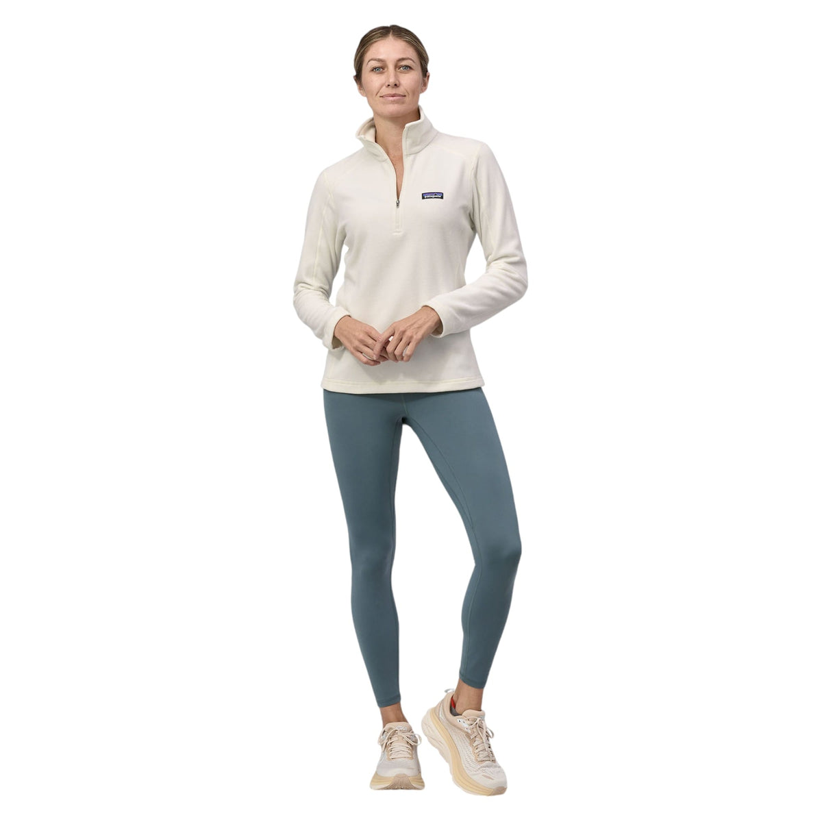 Chandail Manches Longues Micro D 1/4 Zip Femme