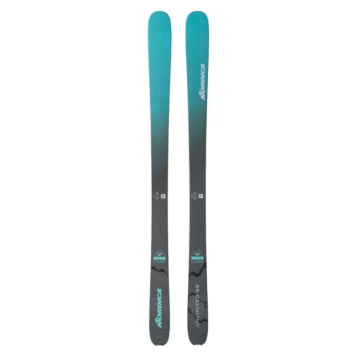 Unlimited 88 Flat Adult Alpine Skis