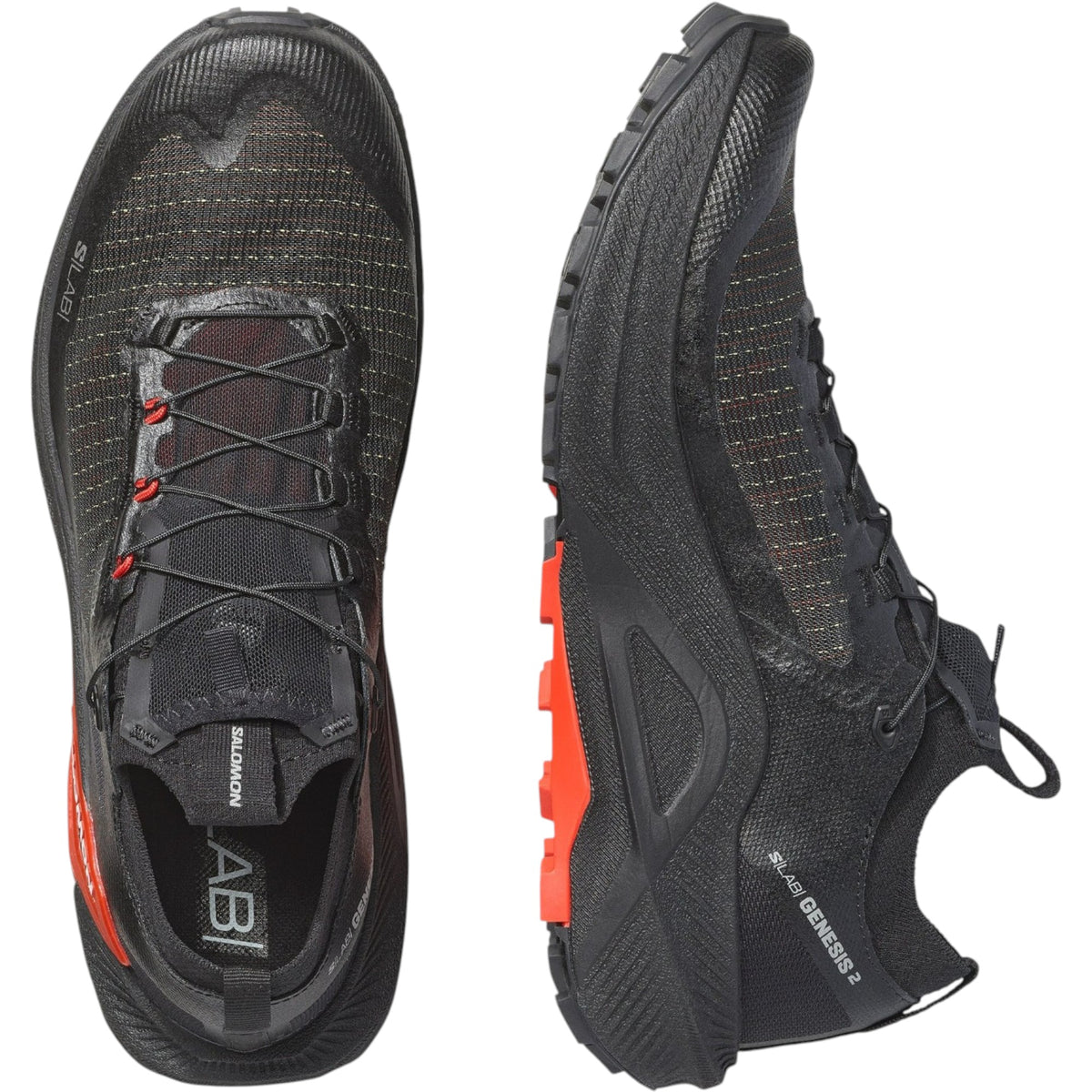 Salomon Iron/Noir/Fiery Rouge 10.0