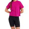 Maillot de Vélo de Montagne Manches Courtes Gravel Crop Femme