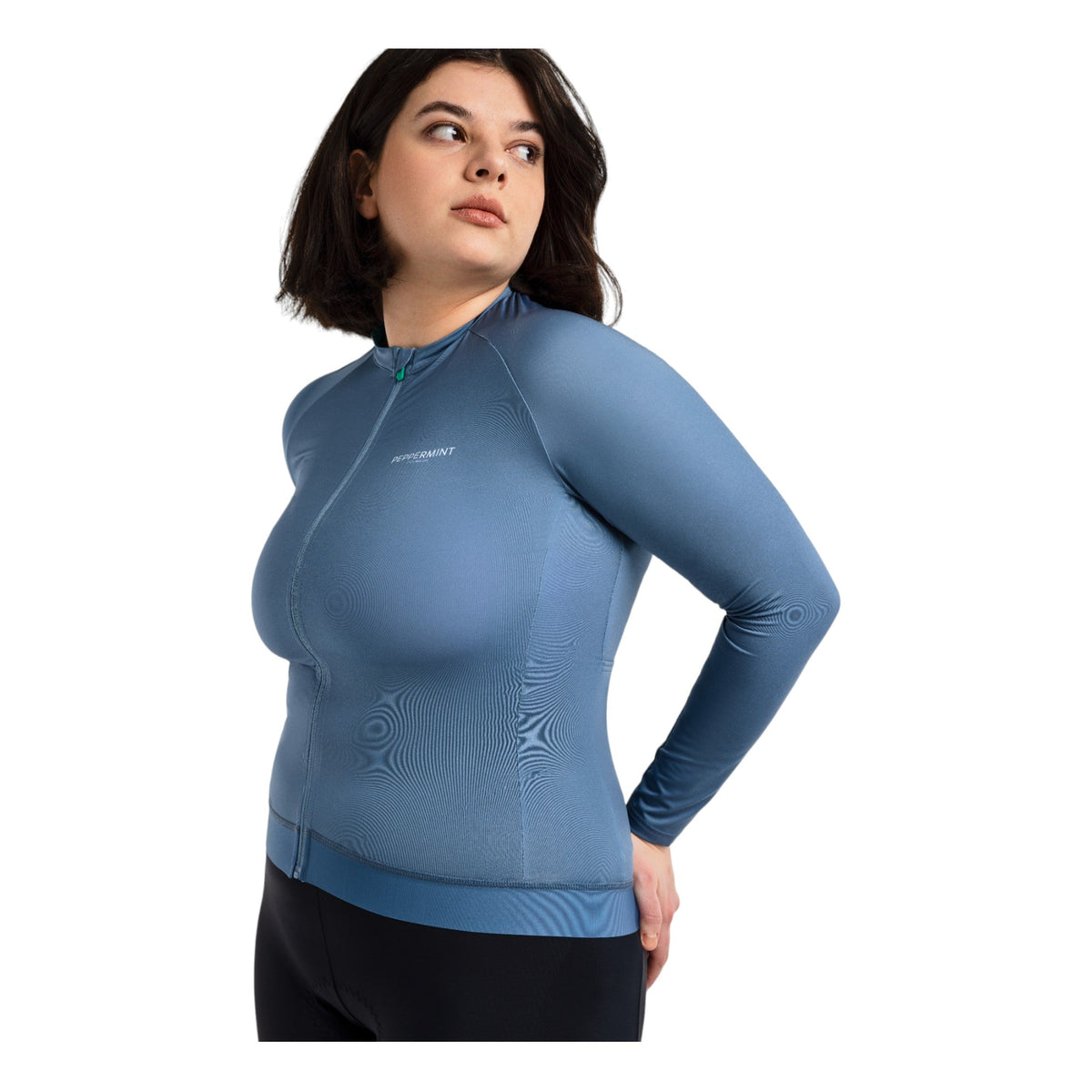 Maillot de Vélo de Route Manches Longues Signature Femme