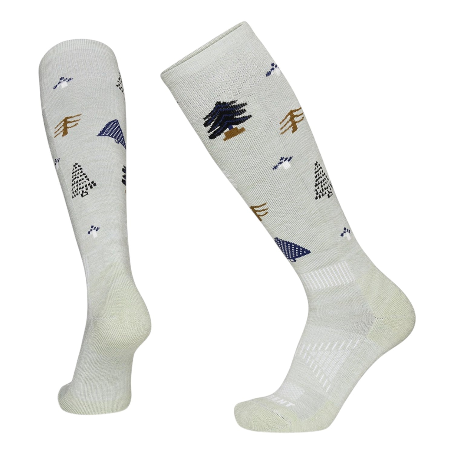 Light Cushion Forest Adult Ski Socks