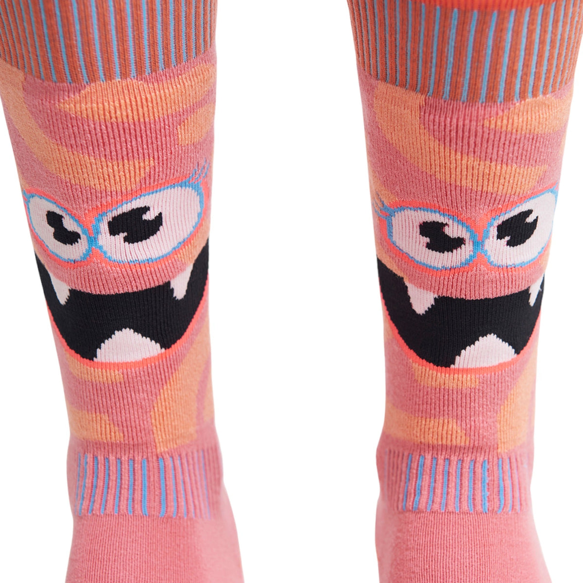 Monster Party Light Cushion Kids Ski Socks