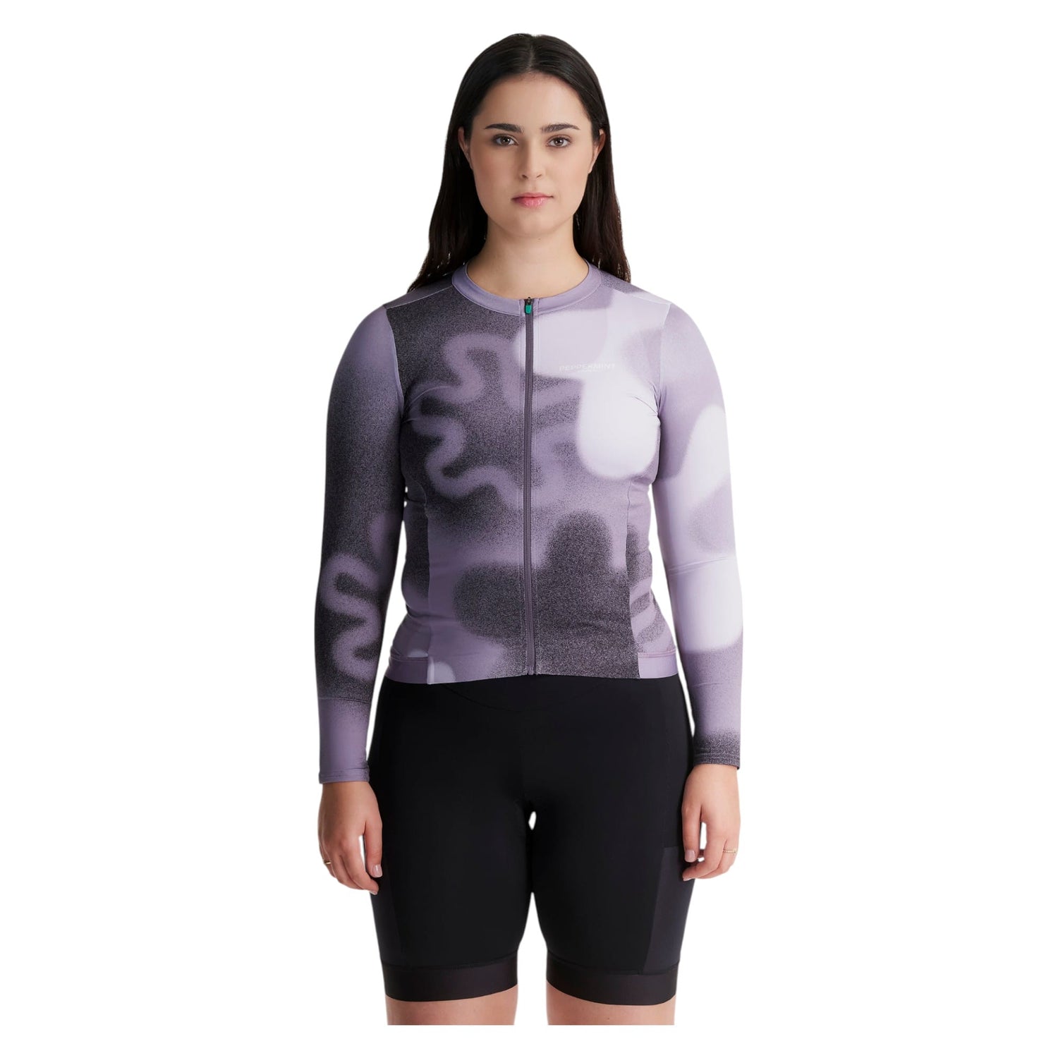 Maillot de Vélo de Route Manches Longues Signature Femme