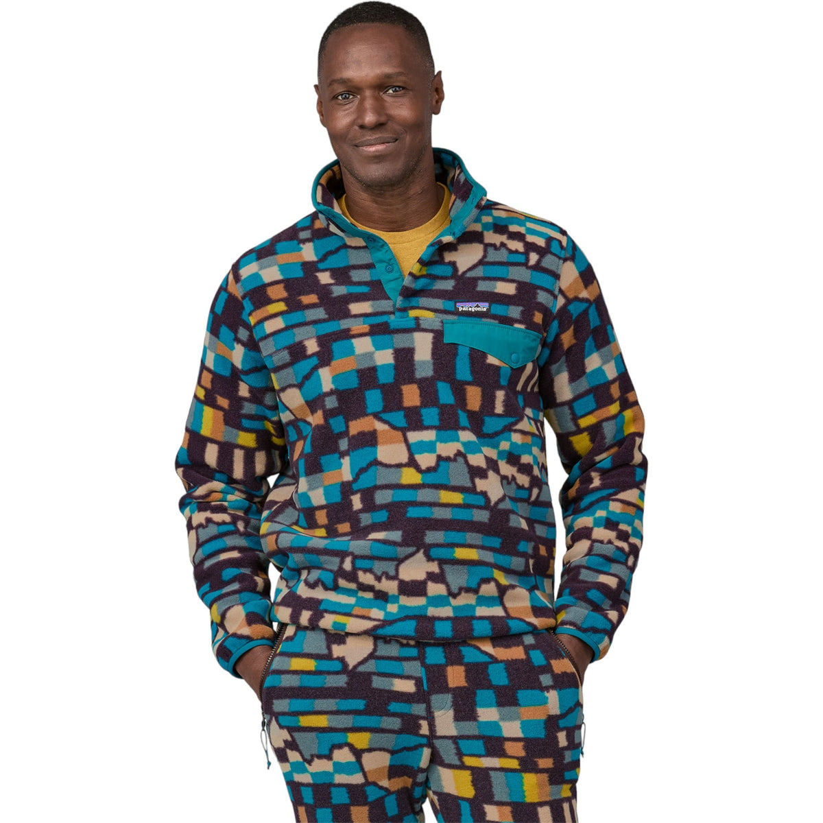 Couche Isolante Synchilla Snap-T Pullover Homme