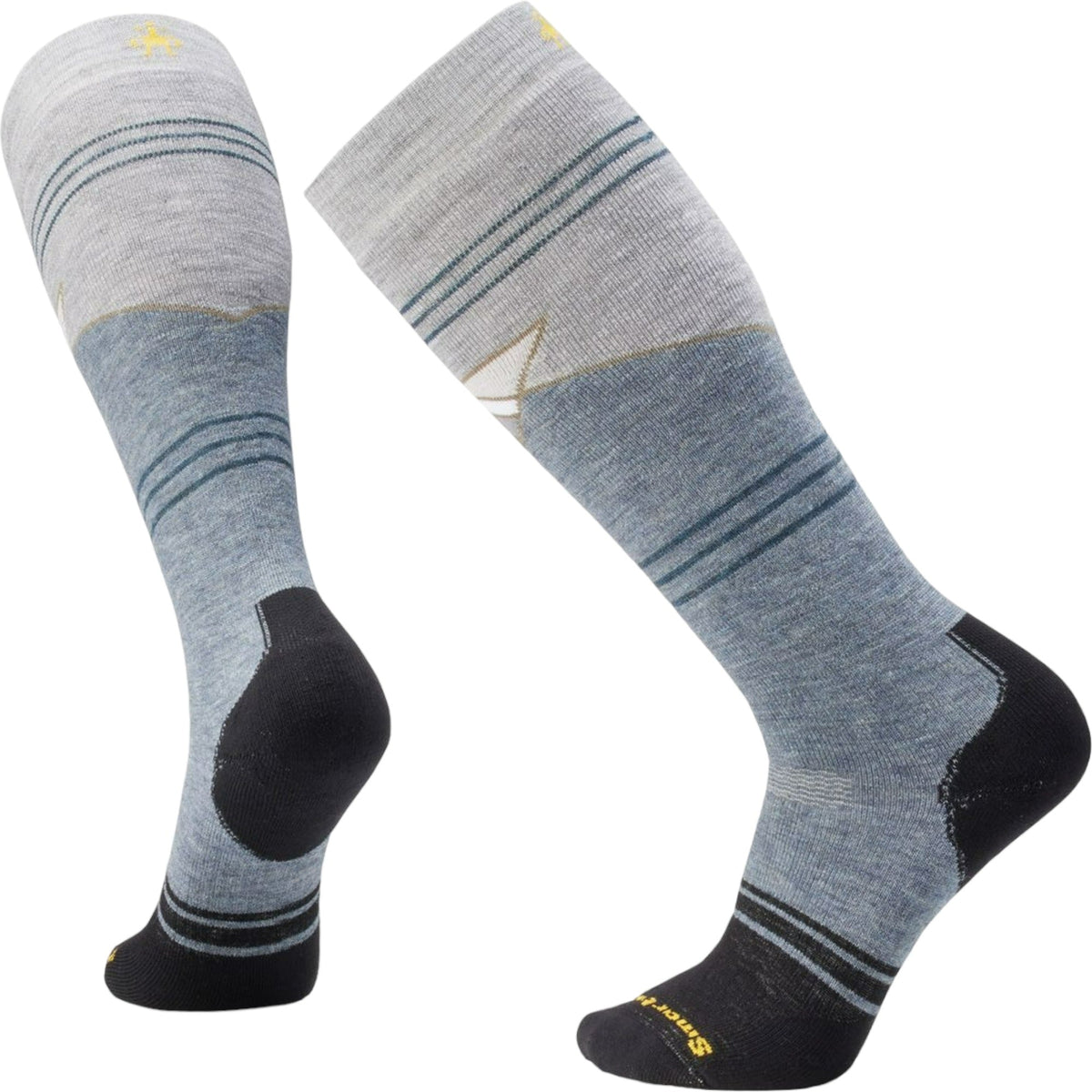 Full Cushion Geo Pattern OTC Men Socks