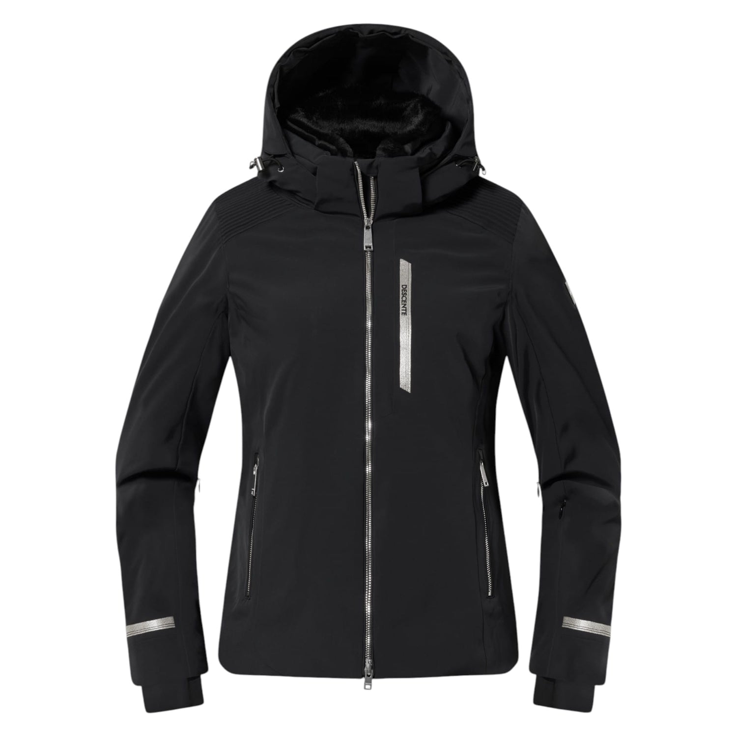 Shoulder Shirring Women Winter Jacket