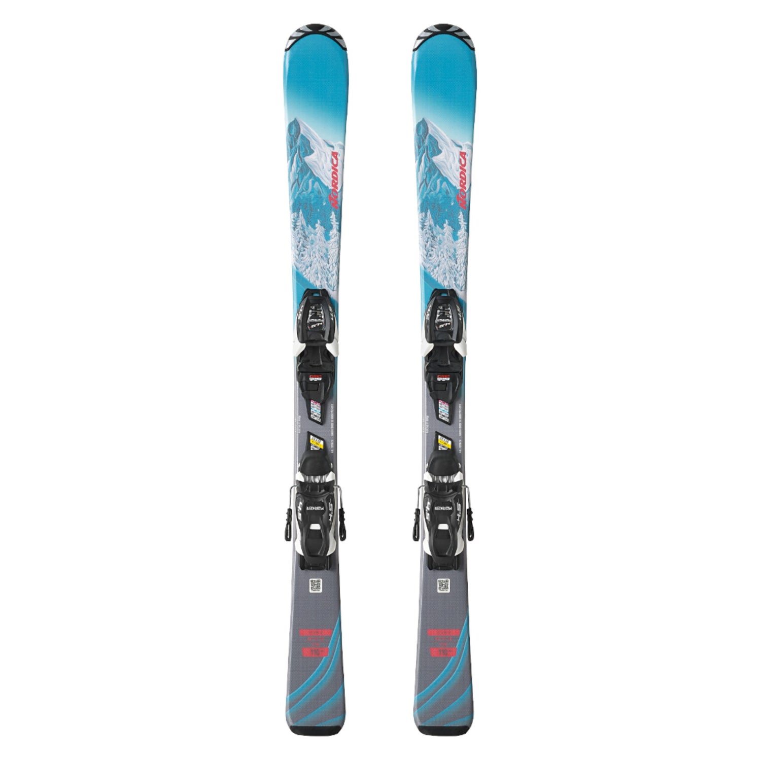 Skis Alpins Team G (110-140) + JR 7.0 FDT Enfant