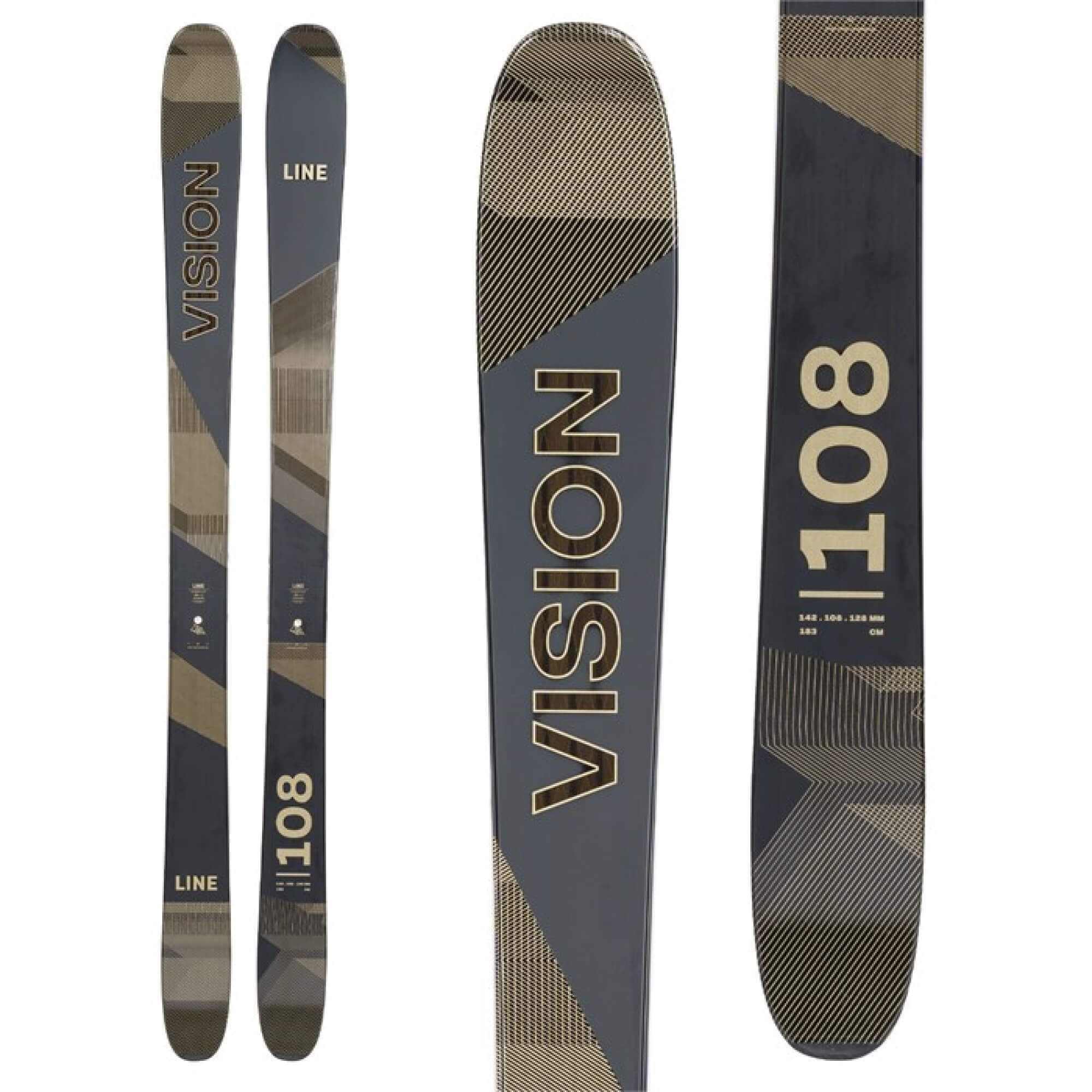 Line Vision 108 Men Alpine Skis – Oberson