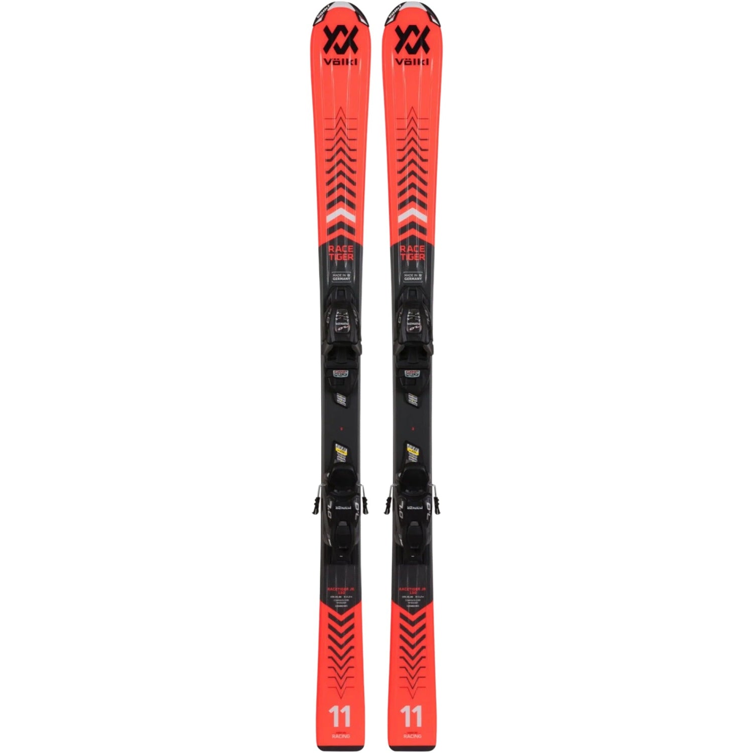 Racetiger + VMotion 4.5 Kids Alpine Skis