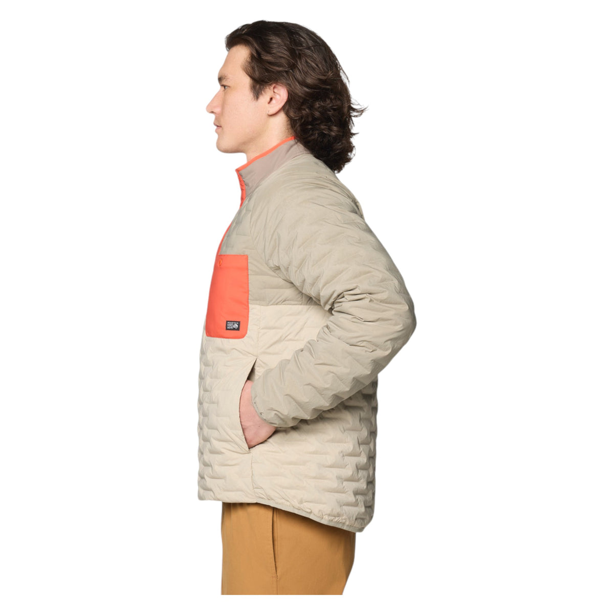 Veste Isolante Stretchdown Light Snap Neck Homme